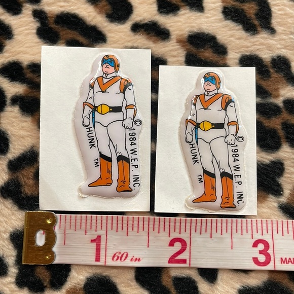 1984 VOLTRON Lion Force Vintage Puffy Sticker Cartoon Anime Robot 80s WEP Toy - Picture 9 of 17